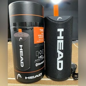 HEAD Bluetooth Speaker - Black and Orange